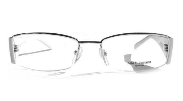 Модная оправа для очков Ana Hickmann AH1088 32J White с кристаллами Swarovski - изображение 2