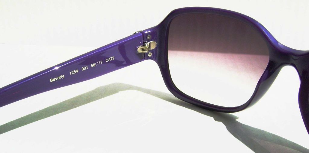 Крупные очки бабочка Ted Baker Beverly 1254 001 черно-фиолетовые