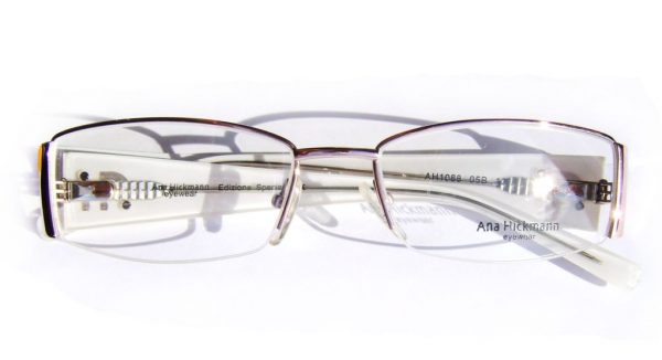 Модная оправа для очков Ana Hickmann AH1088 05B Pink gold с кристаллами Swarovski - изображение 4