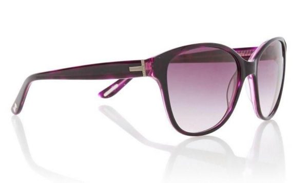 Очки крупный кошачий глаз Ted Baker Glase 1322 704 фиолетовые - изображение 3