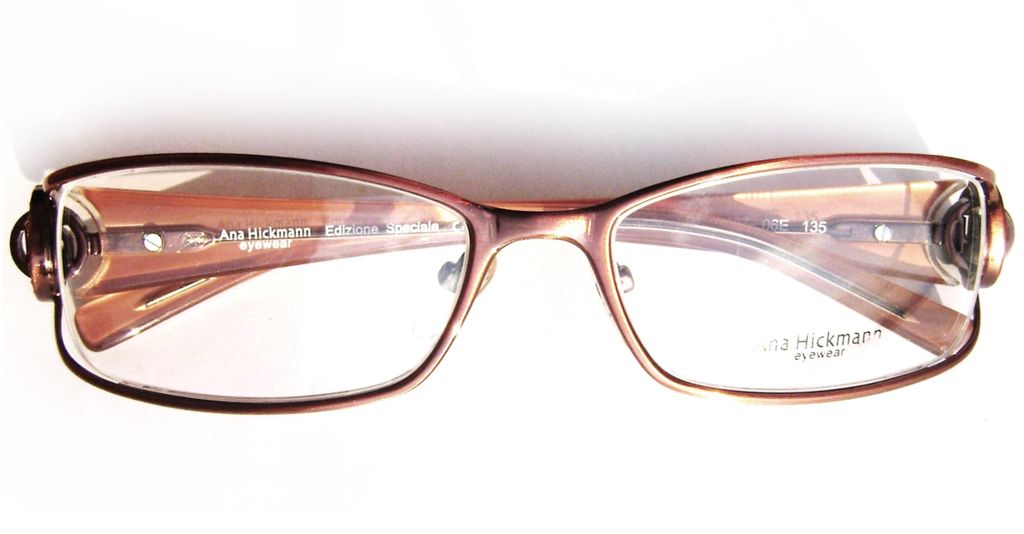 Модная оправа для очков Ana Hickmann AH1087 06E Brown с кристаллами Swarovski
