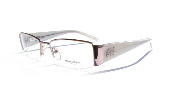 Модная оправа для очков Ana Hickmann AH1088 05B Pink gold с кристаллами Swarovski - изображение 1