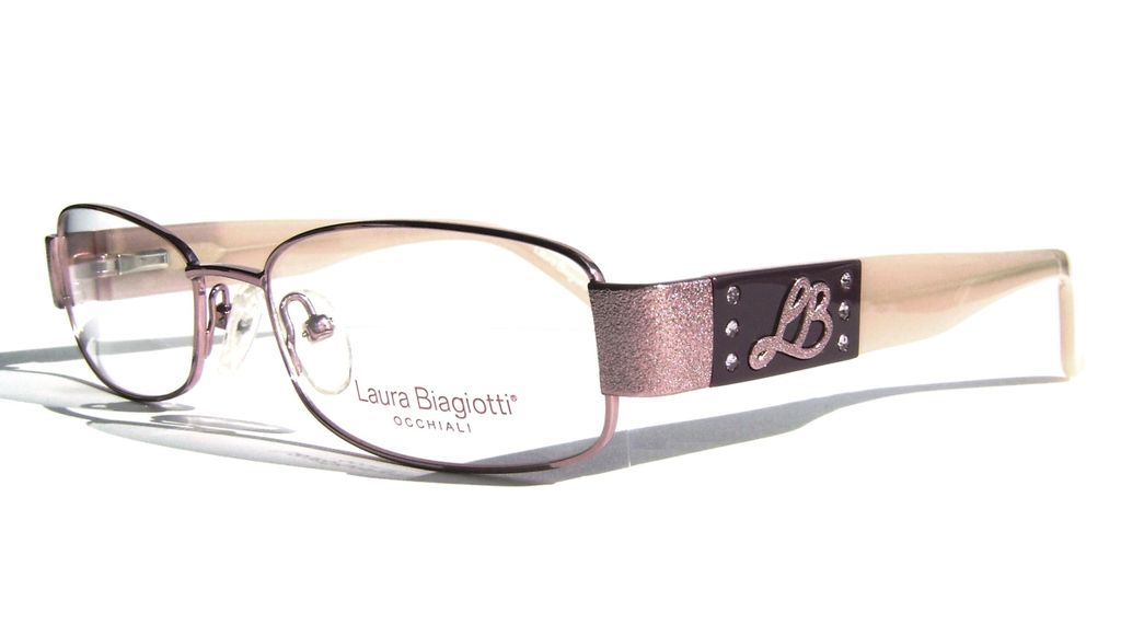 Модные овальные очки Laura Biagiotti LB 81102 433 Burgundy с кристаллами Swarovski