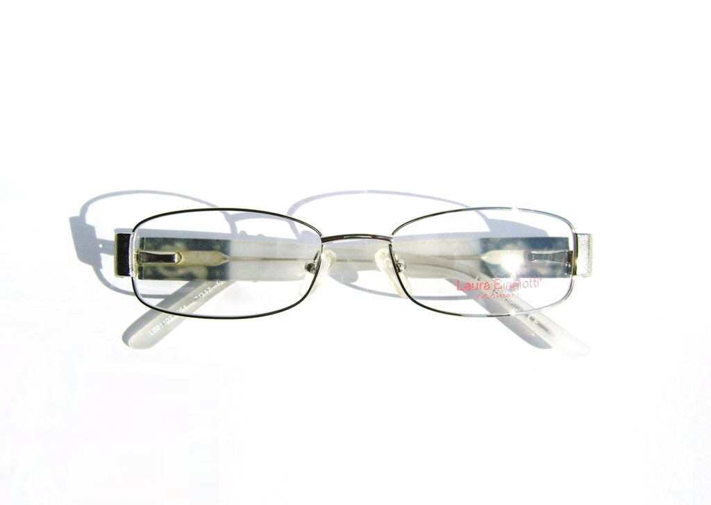 Модные овальные очки Laura Biagiotti LB 81102 054 Silver с кристаллами Swarovski