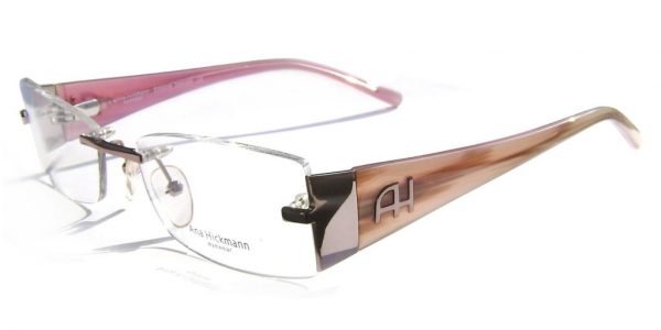 Безободковые очки-невидимки Ana Hickmann AH1093 01A Brown - изображение 1