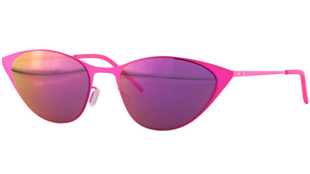 Ультратонкие очки кошачий глаз Italia Independent 0203 018 FUXIA LED