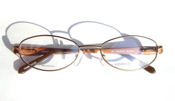 Модные классические очки Geoffrey Beene Ziggy Brown - изображение 5