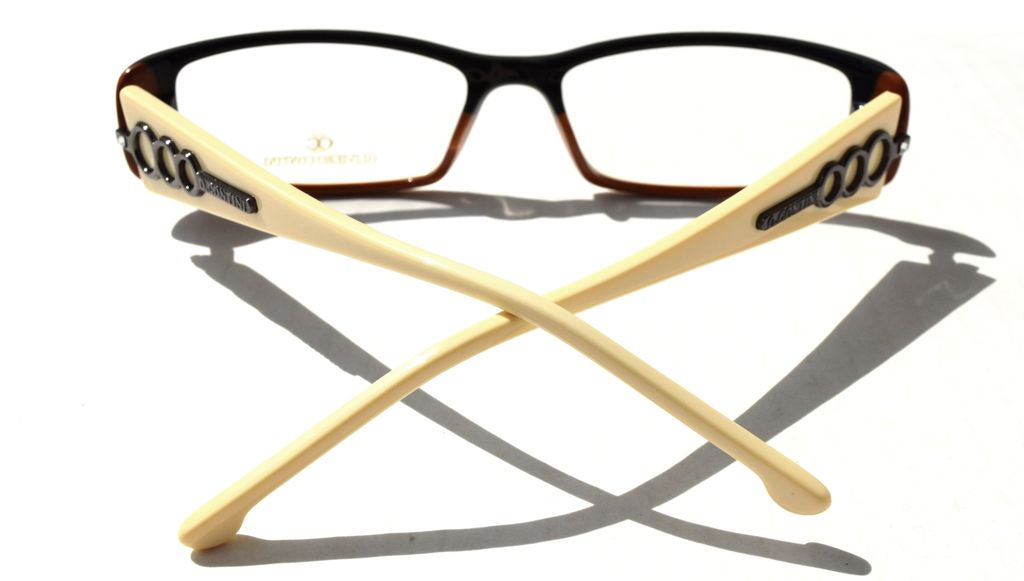 Модные очки Oliviero Contini OC 454 26 Caramel с кристаллами Swarovski