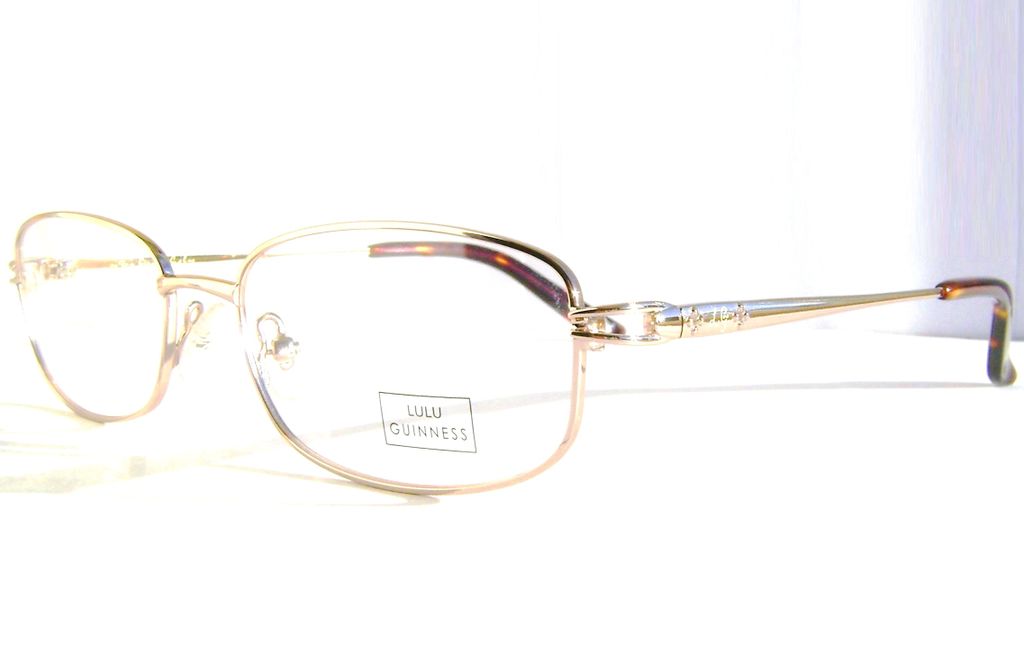 Модные классические очки Lulu Guinness L715 Gold