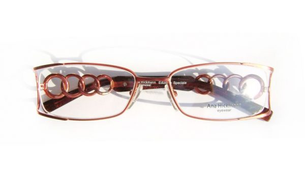 Модная оправа для очков Ana Hickmann AH1102 11E Brown - изображение 4