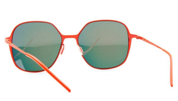 Ультратонкие крупные квадратные очки Italia Independent 0202 055 Orange led - изображение 6