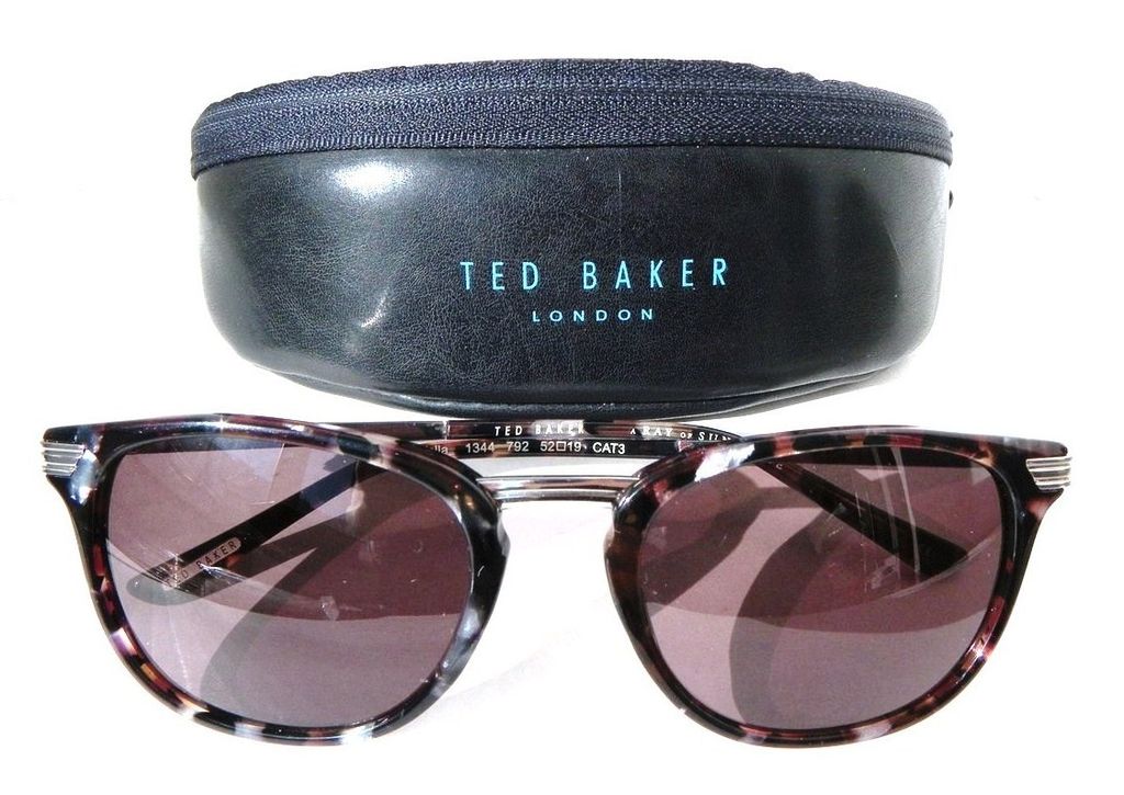 Элегантные круглые очки Ted Baker Vella 1344 792 Plum Marble