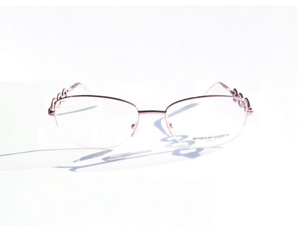 Модные очки Emanuel Ungaro EU 70311 C79 Pink с кристаллами Swarovski - изображение 2