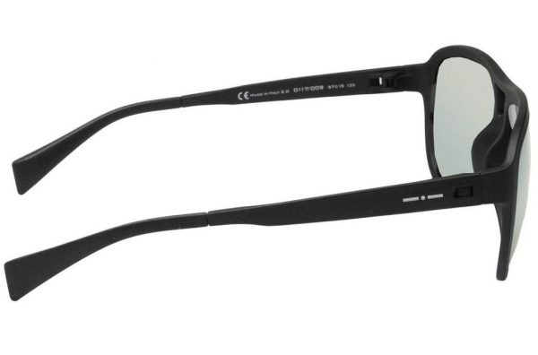 Легкие эластичные очки авиатор Italia Independent 0117 009 Black - изображение 5