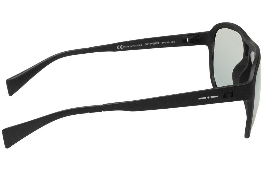Легкие эластичные очки авиатор Italia Independent 0117 009 Black