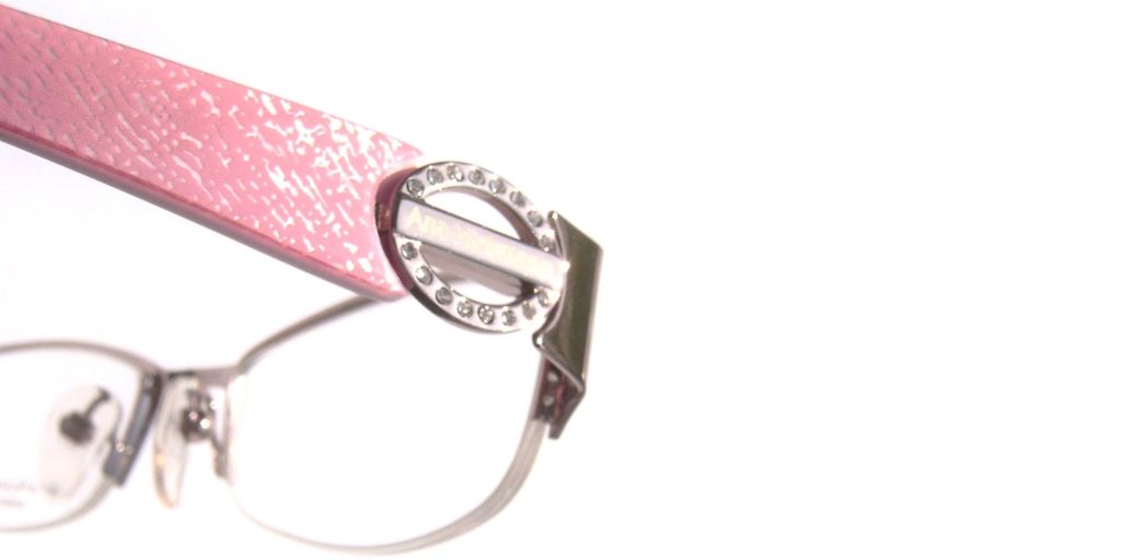 Модная оправа для очков Ana Hickmann AH1099 05B Pink Gold с кристаллами Swarovski
