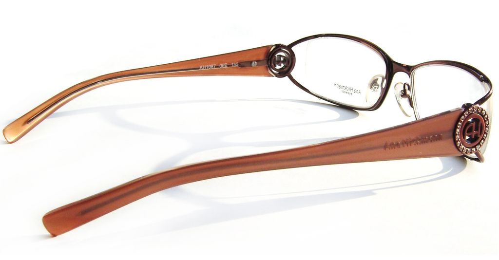 Модная оправа для очков Ana Hickmann AH1087 06E Brown с кристаллами Swarovski