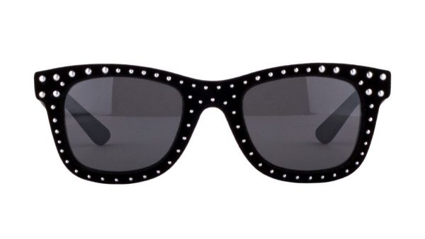 Бархатные очки вайфарер Italia Independent 0090VR 009 B75 Silver - изображение 1