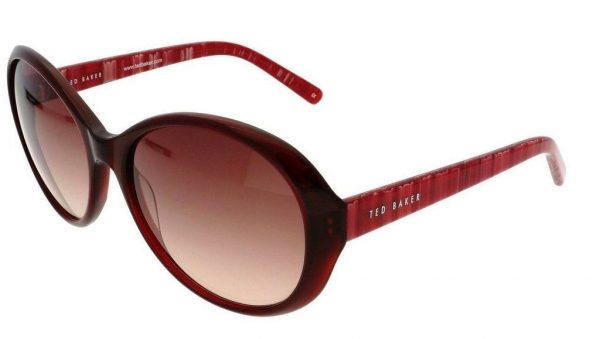 Модные крупные очки бабочка Ted Baker Aubagne 1289 264 бордо - изображение 5