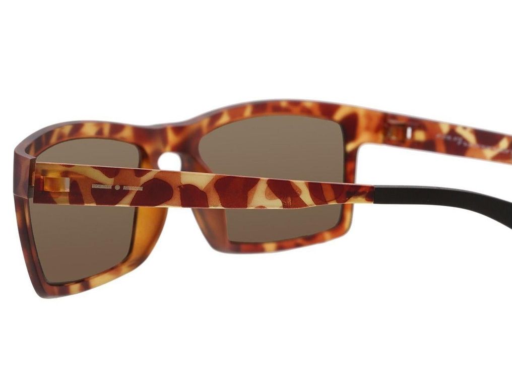Легкие эластичные очки вайфарер спорт Italia Independent 0114 090 Brown camouflage