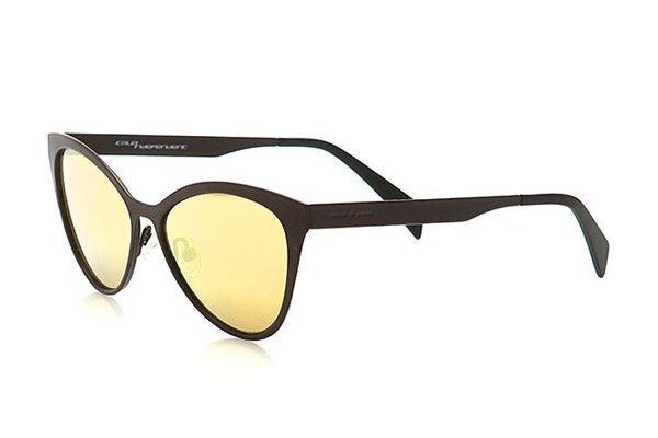 Очки кошачий глаз из прорезиненного металла Italia Independent 0022 Thermic 063 Yellow Хамелеон