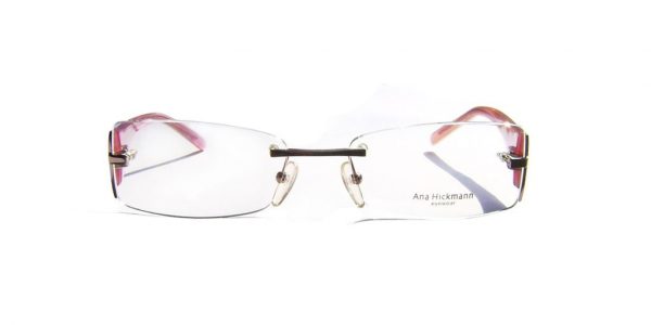Безободковые очки-невидимки Ana Hickmann AH1093 01A Brown - изображение 2