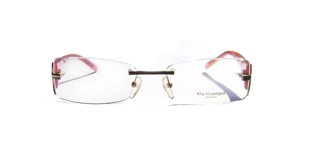 Безободковые очки-невидимки Ana Hickmann AH1093 01A Brown