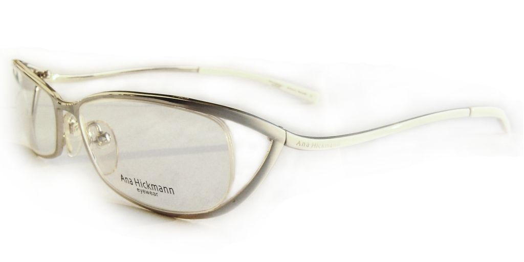 Элегантная оправа для очков Ana Hickmann AH1069 17A Silver/White