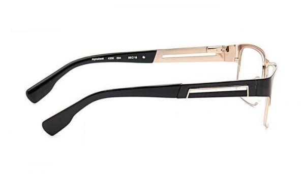 Очки крупный вайфарер Ted Baker Alphabeat 4200 004 Black/Gold - изображение 6