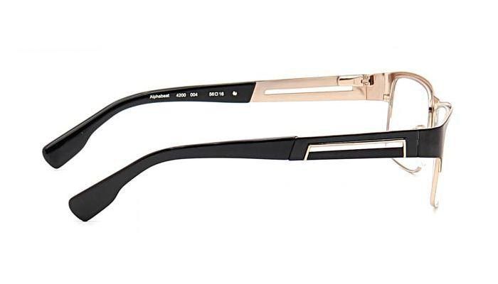 Очки крупный вайфарер Ted Baker Alphabeat 4200 004 Black/Gold
