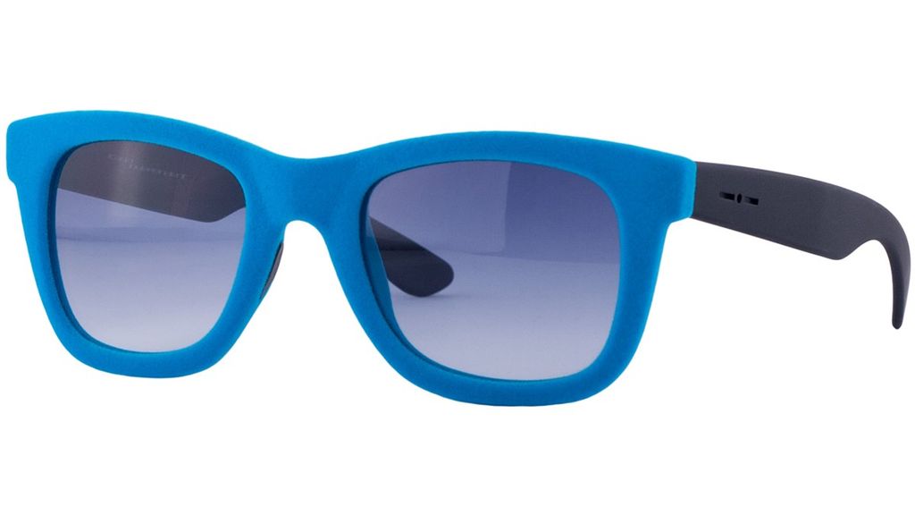 Бархатные очки вайфарер Italia Independent 0090VL 027 Blue
