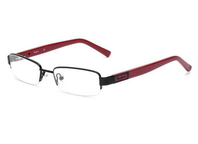 Квадратные очки Pepe Jeans Jasper 1065 c1 Black/Red