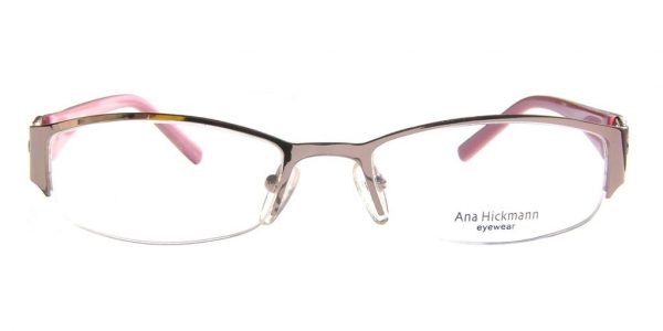 Модная оправа для очков Ana Hickmann AH1099 05B Pink Gold с кристаллами Swarovski - изображение 2