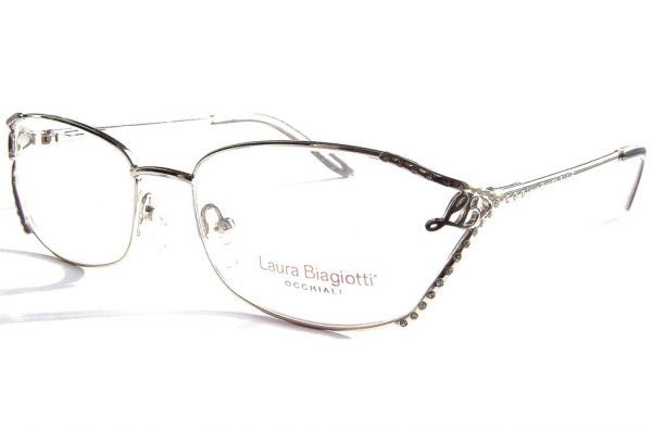 Модные очки Laura Biagiotti LB 81062 054 Silver с кристаллами Swarovski - изображение 1