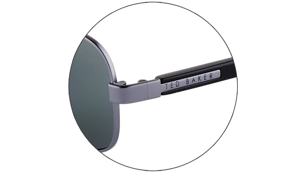 Очки пилот Ted Baker Twin Fin 1304 902 Gun metal