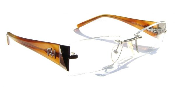Безободковые очки-невидимки Ana Hickmann AH1093 08C Brown - изображение 3