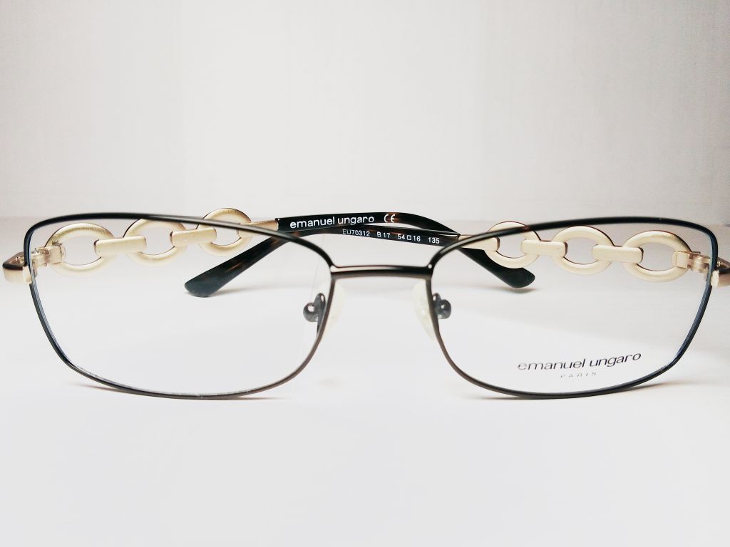 Модные очки Emanuel Ungaro EU 70312 B17 Black с кристаллами Swarovski
