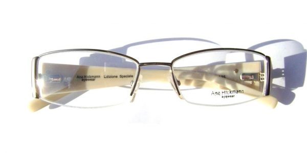 Модная оправа для очков Ana Hickmann AH1088 08C Brown с кристаллами Swarovski - изображение 4