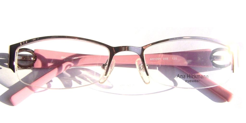 Модная оправа для очков Ana Hickmann AH1099 05B Pink Gold с кристаллами Swarovski