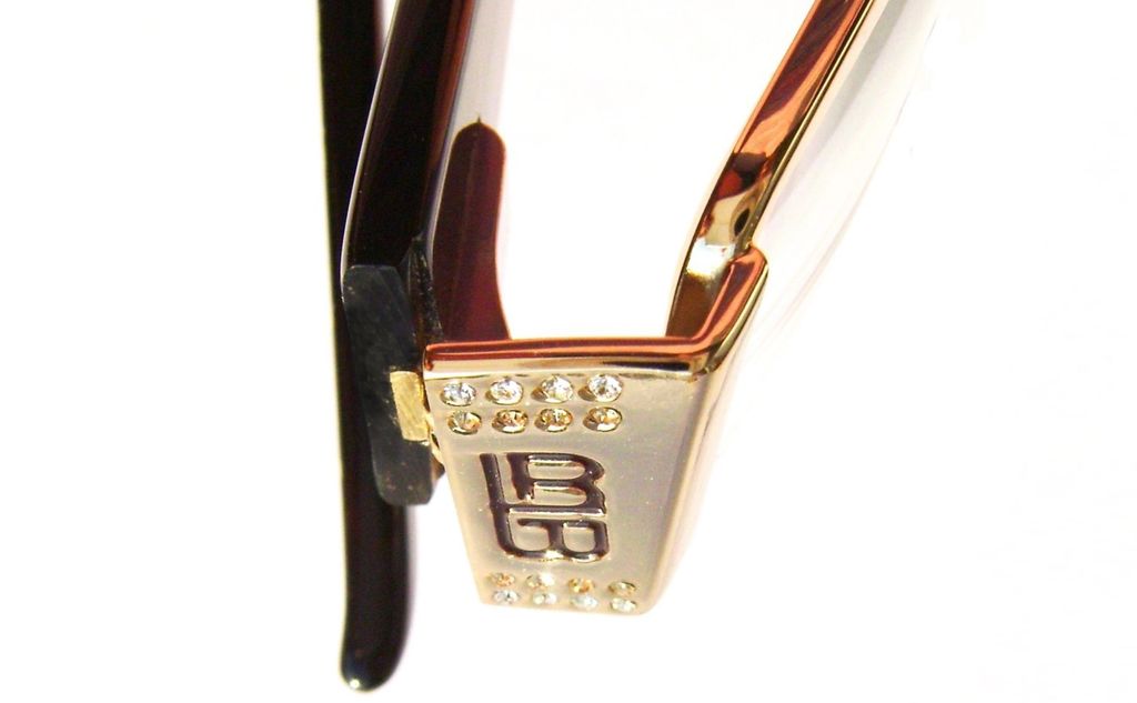 Модные овальные очки Laura Biagiotti LB 81122 003 Gold с кристаллами Swarovski