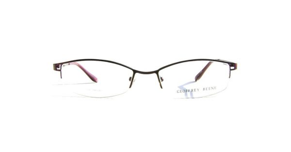 Модные полуободковые очки Geoffrey Beene Impeccable Plum - изображение 2