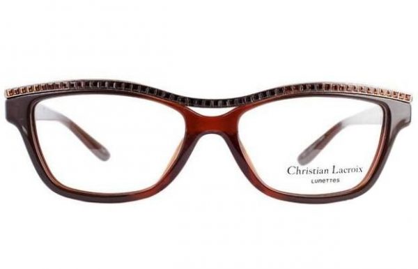 Очки кошачий глаз Christian Lacroix 1016 135 Puce с кристаллами Swarovski - изображение 2