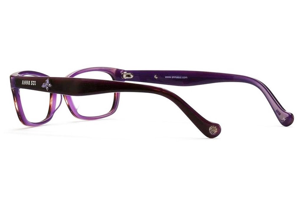 Модные очки Anna Sui AS 514 798 Purple Swarovski