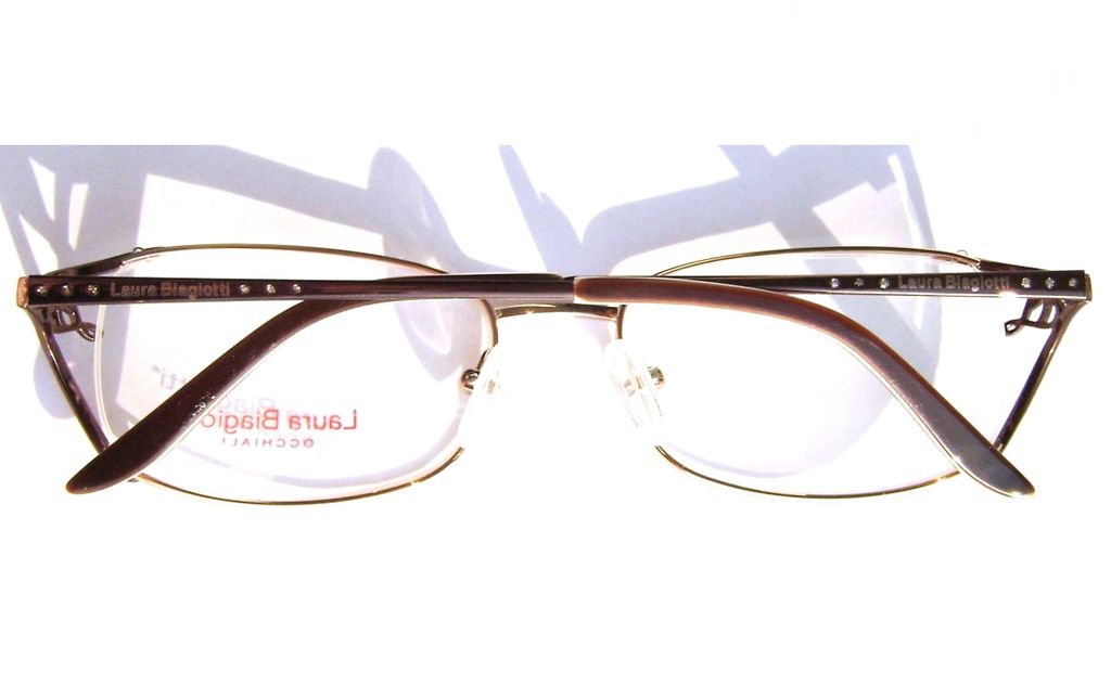 Модные очки Laura Biagiotti LB 81062 266 Brown с кристаллами Swarovski