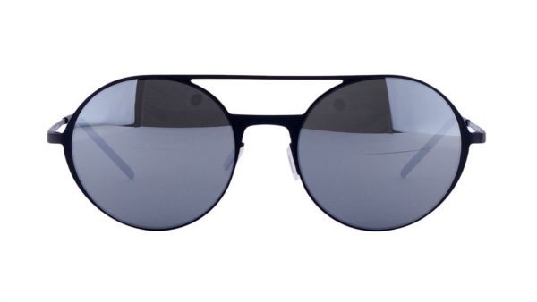 Ультратонкие круглые очки с двойным мостом Italia Independent 0207 009 Black - изображение 1