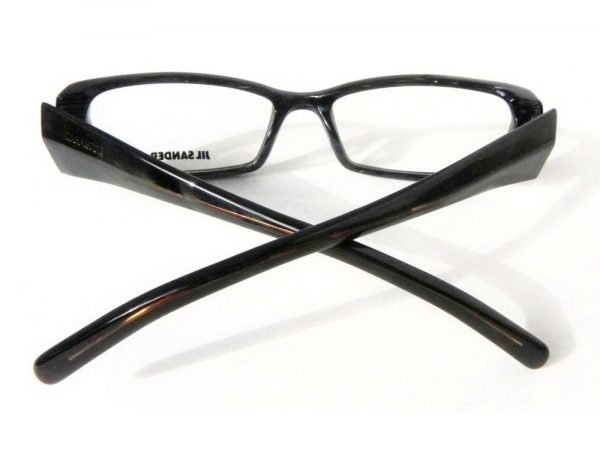 Дизайнерская оправа необычной формы Jil Sander JS 2620 Black - изображение 3