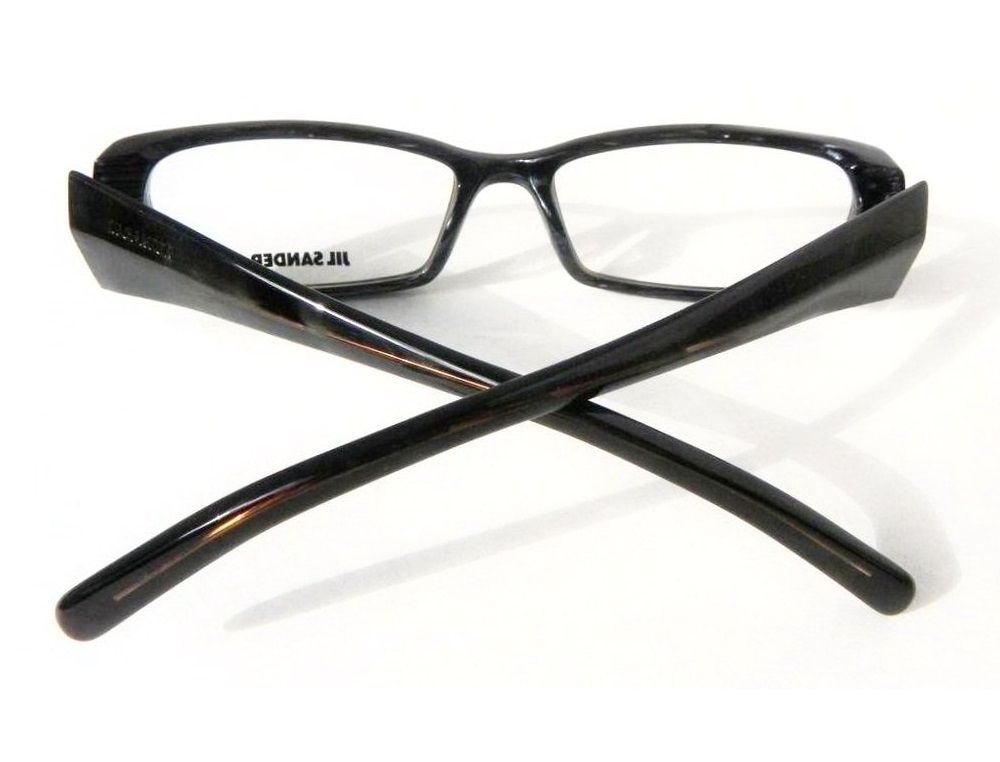 Дизайнерская оправа необычной формы Jil Sander JS 2620 Black
