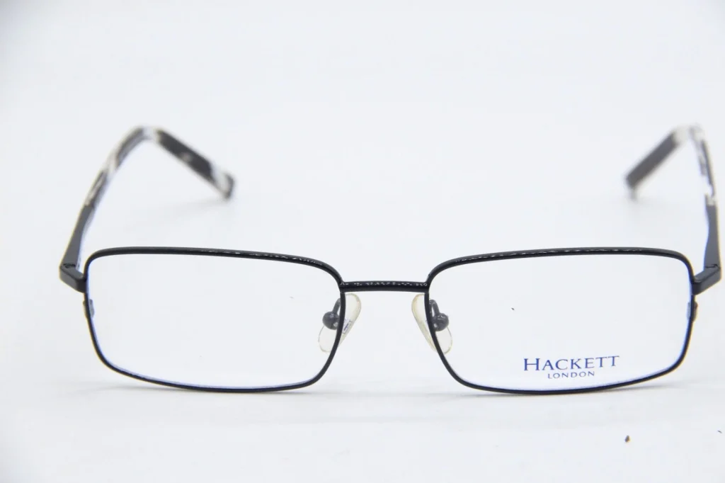 Крупные классические квадратные очки Hackett London HEK 1063 01 Black