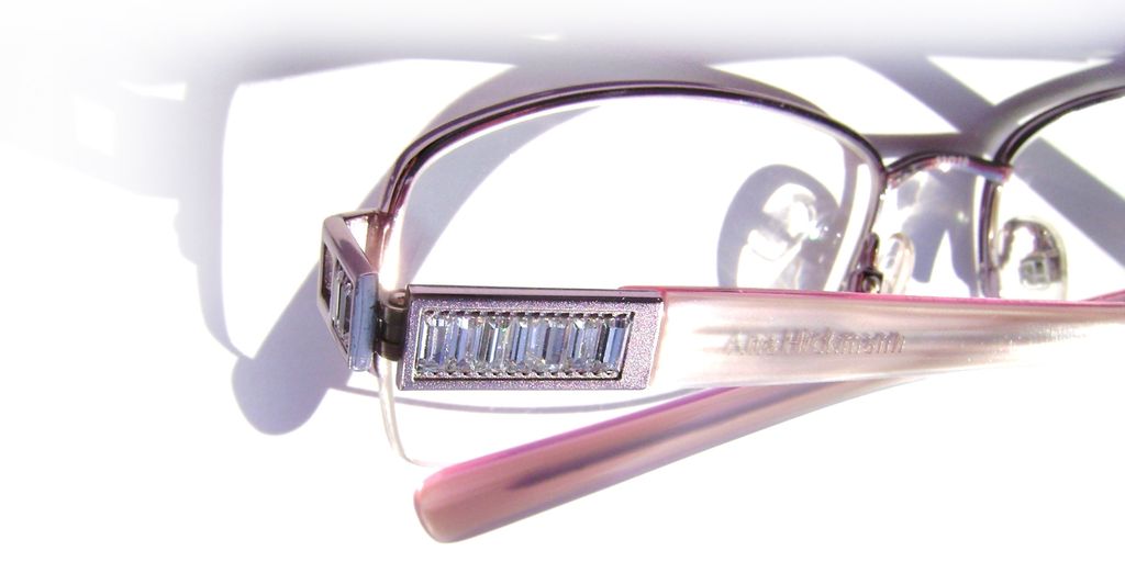 Модная овальная оправа для очков Ana Hickmann AH1092 13B Violet с кристаллами Swarovski