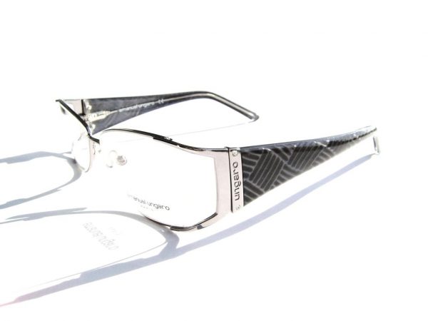 Модные очки Emanuel Ungaro EU 70301 180 Silver с кристаллами Swarovski - изображение 1